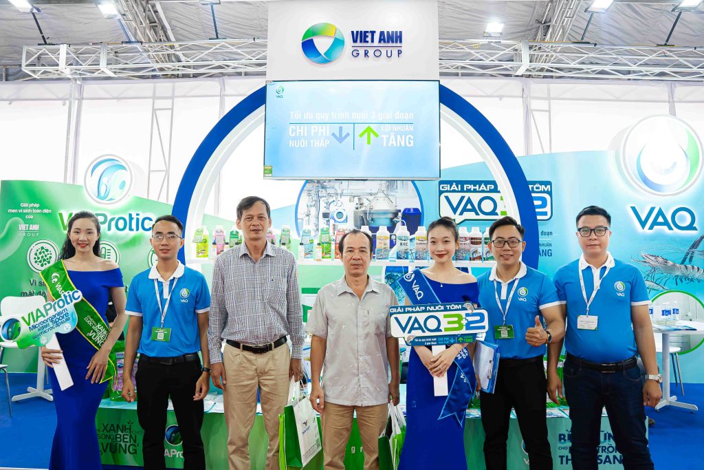 Thuốc thuỷ sản VAQ nổi bật tại triển lãm Vietshrimp 2024