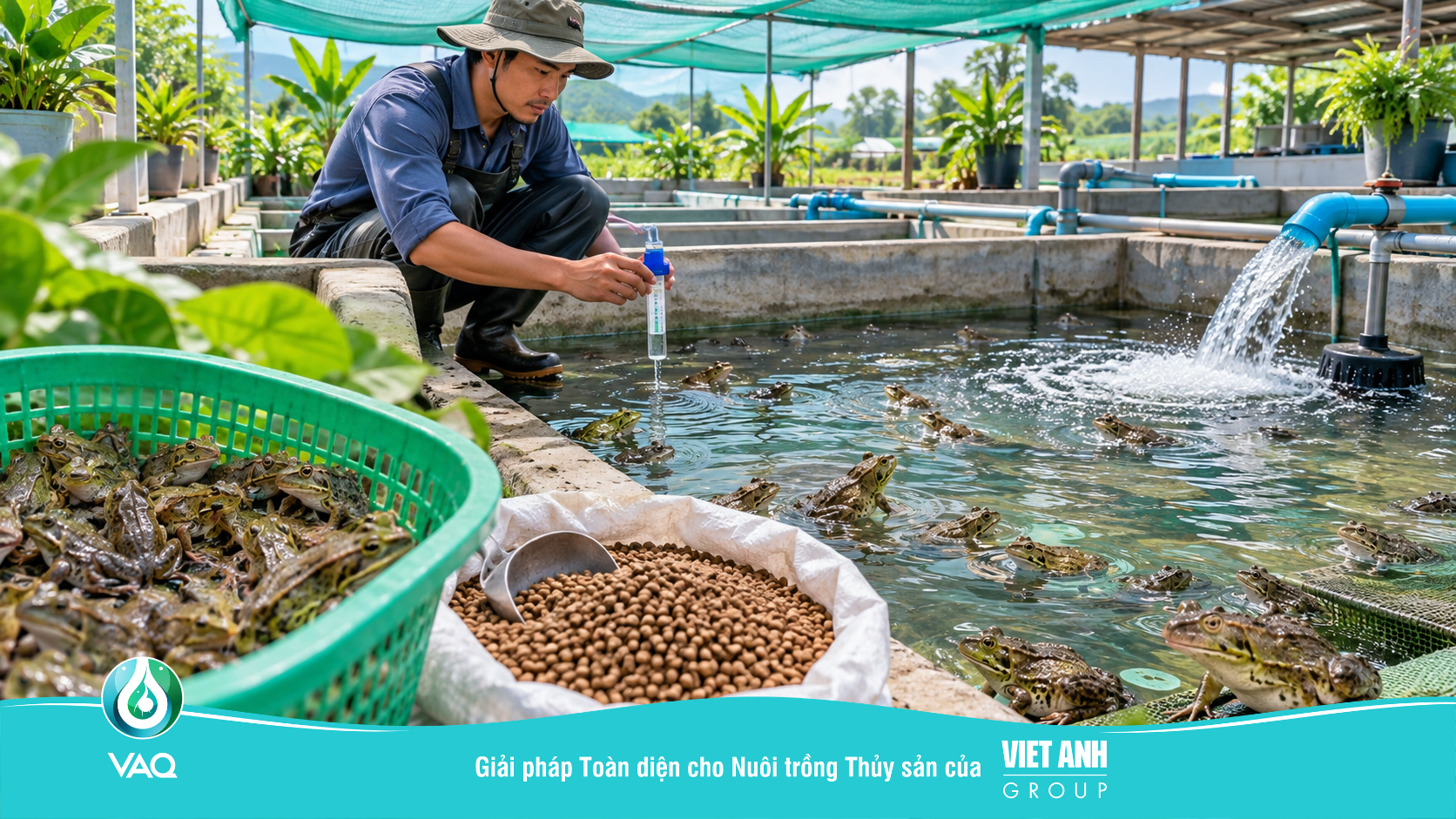 Kĩ thuật nuôi ếch thịt thương phẩm